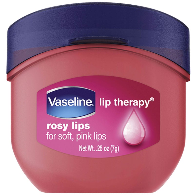 Vaseline Lip Therapy Rosy Lips Mini - Rose-Tinted Lip Balm, Moisturizer for Soft, Pink Lips, 0.25 Oz Ea - Image 2